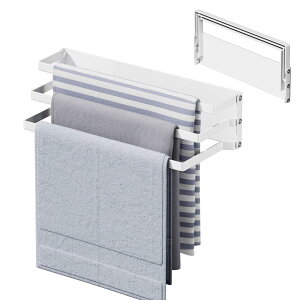 【送料無料】BOIVSHI タオル掛け マグネット タオルハンガー お風呂ラック バスラック マグネットラック バスタオル掛け バスタオルハンガー 浴室 ホワイト