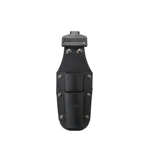 【送料無料】タジマ セフシステム 着脱式工具差し 本革 2本差し 堅牢でしなやかな上質なレザー(牛本革) SFKSK-P2 ブラック 着脱楽々 ベルトに後から装着可能 腰道具の組み換えが簡単 使う道具