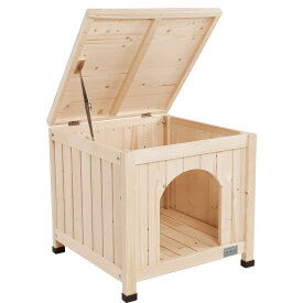 petsfit 犬小屋 猫小屋 ペットハウス 【天然木 安全】 杉 犬舎 猫舎 木製ゲージ 小型犬 おしゃれ 屋内