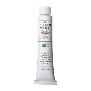 ホルベイン 油絵具 H511 110ml シルバーホワイト 00511