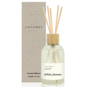 �y2/1����N�[�|�����p��10%OFF+�|�C���g2�{�y���������zCOCODOR �R�R�h�[�� �V���v�� ���[�h�f�B�t���[�U�[ 200ml �z���C�g�W���X�~��(White Jasmine) ���[���t���O�����X - �v���[���g ���� �a���� 