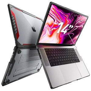 SUPCASE jR[ r[gV[YP[X MacBook Pro 14C`(2021N) A2442 M1 Pro / M1 MaxA2wn[hVFیJo[ MacBook Pro 14C`p ^b`ID