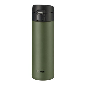 タイガー魔法瓶(TIGER) 水筒 480ml マグボトル ワンタッチ 軽量 ステンレスボトル 真空断熱 保温保冷 グリーン MKA-K048GK