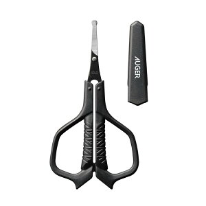 【送料無料】AUGER セーフティハサミ(貝印(Kai Corporation) AUGER (オーガー) 鼻毛はさみ 先丸 化粧ハサミ 鼻毛 眉毛 男性 メンズ)