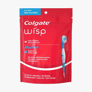 Colgate �R���Q�[�g Max Fresh Wisp �g���̂� �~�j ���u���V �y�p�[�~���g 24�{�� �������s�v