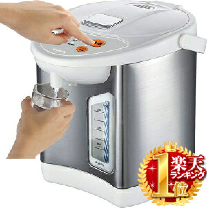 楽天市場】【 半額＆5％オフ☆4/4 18時～ 】 電気ポット 2.2L 保温温度 
