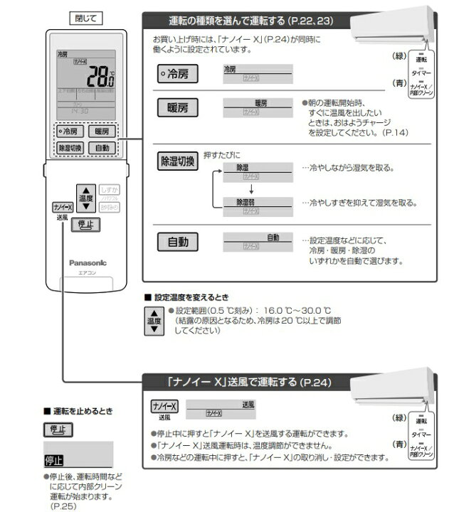 楽天市場】【 中古 】 パナソニック エアコン 6畳 ナノイーX 搭載 静音 