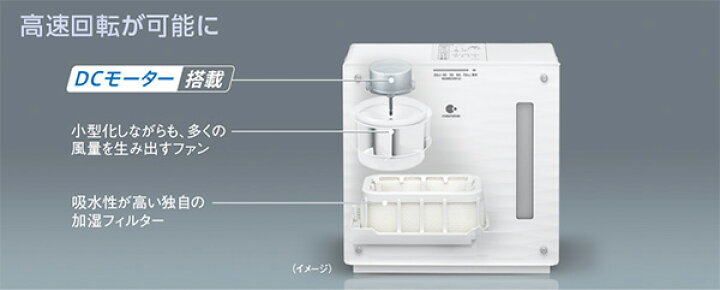 楽天市場】半額＆200円OFF≪18(土)朝8時〜≫ 加湿器 パナソニック 