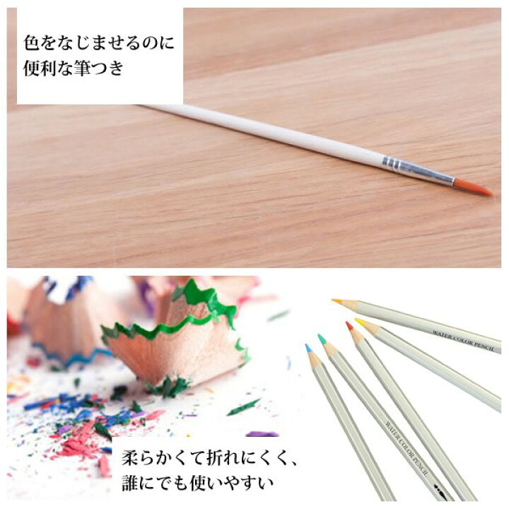 楽天市場 送料無料 彩色鉛筆 72色 筆付属 色鉛筆 水彩 水彩画 色鉛筆 セット 塗り絵 ぬりえ お絵かき アート デザイン 設計 スケッチ 創作 学習 彩色 ショップワールド