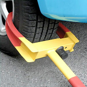楽天市場 タイヤロック ホイールロック 盗難 自動車 簡単取り付け ワンタッチロック 盗難防止 迷惑駐車防止 防犯対策 駐車違反 盗難 車両 迷惑駐車 盗難防止 防犯 施錠 鍵 カーロック セキュリティ セキュリティー ショップワールド