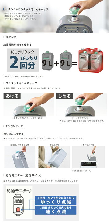 楽天市場】半額＆5％OFF≪15(水)0時〜≫ ダイニチ 石油ファンヒーター 