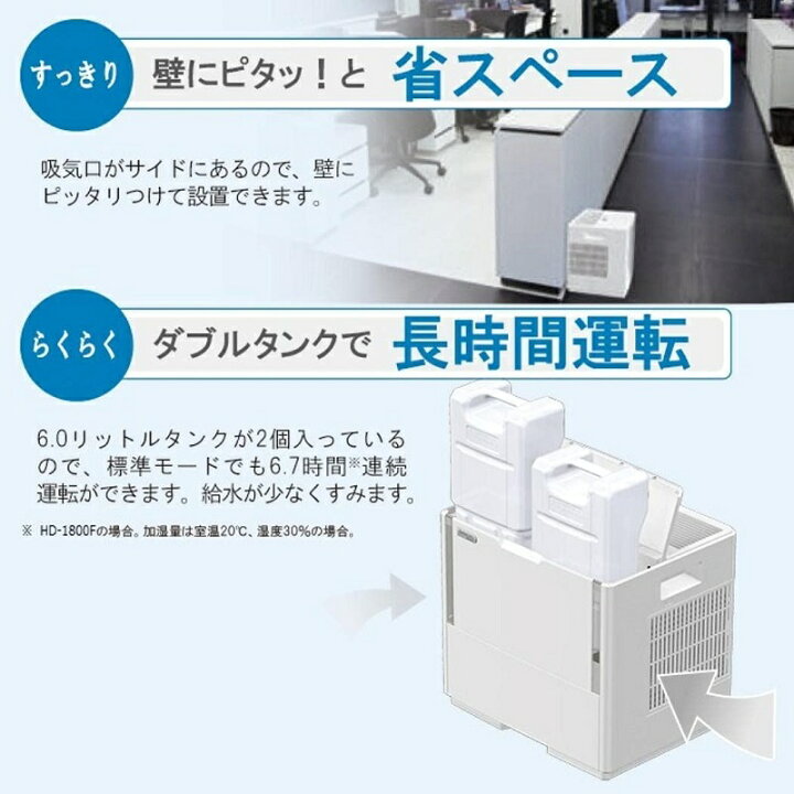 楽天市場】半額＆200円OFF≪10(金)0時～≫ 加湿器 ダイニチ HD 