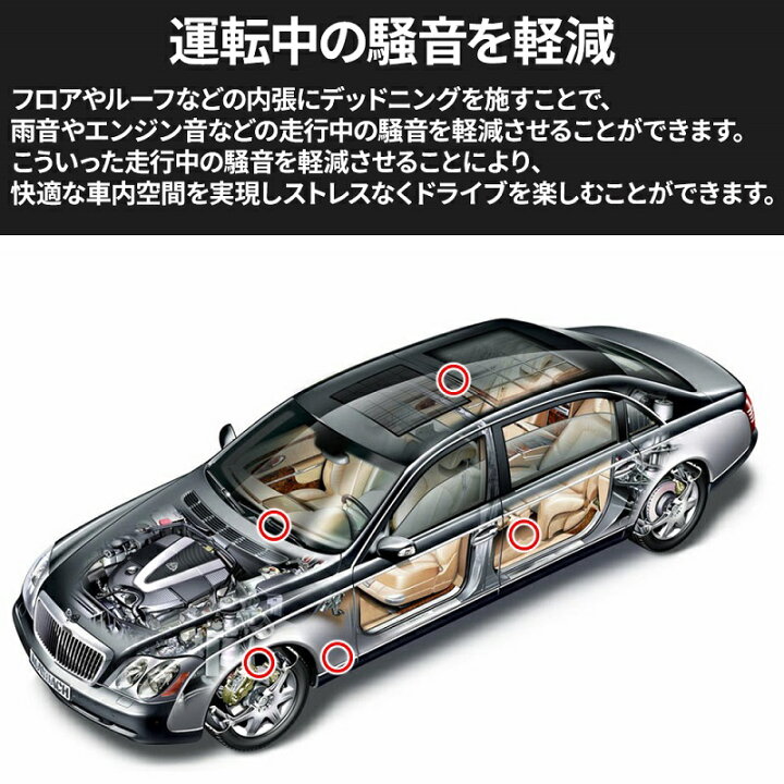 楽天市場 5m 厚さ 7mm 防音 防音シート デッドニングシート 防音マット 吸音 シート 制音 車 大判 防音シート 吸音シート デッドニング 吸音材 制振 振動 対策 防音対策 足音 音漏れ ドア防振 厚み デッドニング 送料無料 ショップワールド