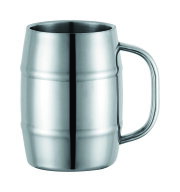 【 1L 超大容量 】真空二重 ステンレス 特大 ビールジョッキ 1000ml 保冷 結露しにくい 宅飲み 業務用 メ…