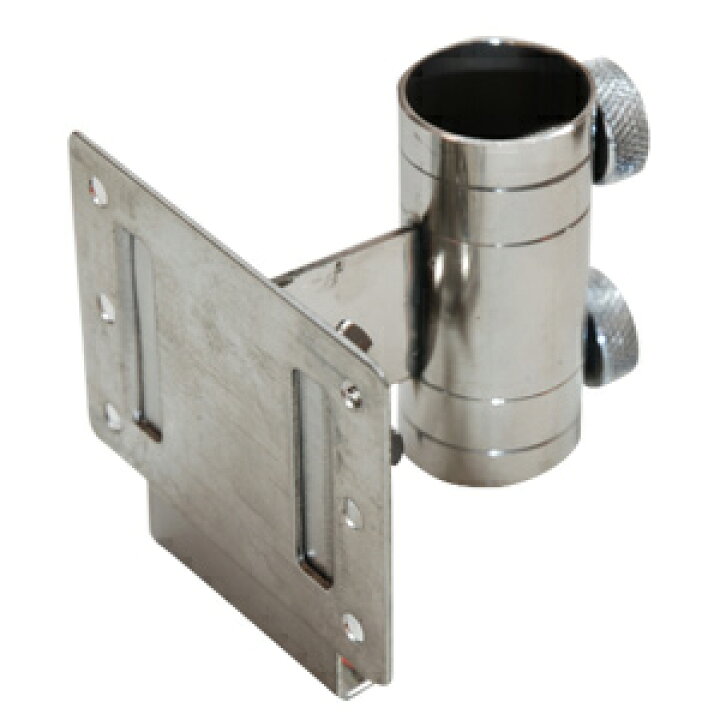 楽天市場 先着クーポン利用で2 280円 18日時 送料無料 ネジ止め ポールホルダー 汎用 金具 Bタイプ ポール 棒 パイプ 固定金具 取付金具 サイドベース マストホルダー 平面取付 ロッドホルダー ショップワールド