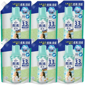 レノア 超消臭 煮沸レベル消臭 抗菌ビーズ 部屋干し 花とおひさまの香り 詰め替え 1410mL×6袋