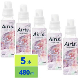 ソフラン エアリス バルコニー ネクタリン&フリージアの香り 液体 柔軟剤 本体 480ml 5本セット