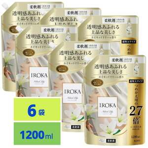 tAtOX IROKA CJ t _ ̂悤ɏ㎿œӂ鍁 lCLbh[̍ 1200ml×6 e