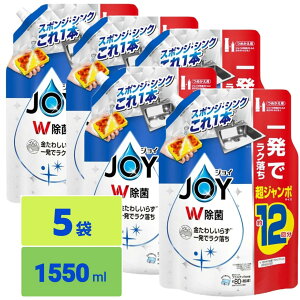 P&G���ۃW���C�R���p�N�g �l�֒��W�����{1550ml ����₩���� x5��