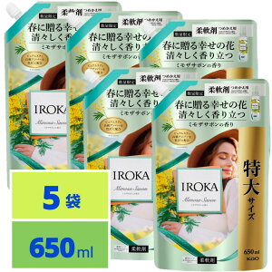 �ԉ� IROKA �C���J �~���U�T�{�� �l�� 650ml x5��