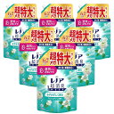 【最安値挑戦中！】 レノア 超消臭1WEEK 柔軟剤 みずみずしく香るフレッシュグリーンの香り 詰め替え 1900mLx6袋