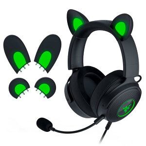 Razer ���C�U�[ �Q�[�~���O�w�b�h�Z�b�g KRAKEN KITTY V2 PRO BLACK RZ04-04510100-R3M1