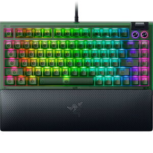 Razer ���C�U�[ BlackWidow V4 75% Phantom Green Edition RZ03-05003300-R3M1