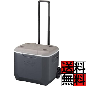 コールマン クーラーボックス ローラー coleman キャスター 付き キャンプ ハードクーラー アウトドア 大型 大容量 56L 保冷 移動 便利 ホイール 学校 部活 運動 スポーツ 運動会 ペットボトル CO