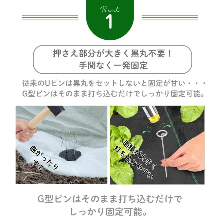 楽天市場】【今だけ最大20％OFFクーポン】 【 打ち込み超簡単 】 防草 