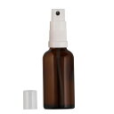 スプレー容器 30ml 霧吹き 消毒用アルコール スプレーボトル アルコール対応 携帯遮光ビン 遮光瓶 褐色ビン 茶色ビン ガラス瓶 詰め替え容器 アルコール可...