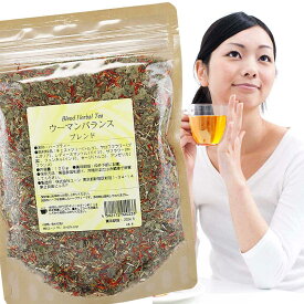 ウーマンバランスブレンド 茶葉タイプ 100g チェストツリーティー お茶 ユーン ハーブティー(ブレンド) ブレンドハーブティー 女性 毎月 リズム リセット herb tea ウーマンティー opms ハーブティー 更年期 リーフタイプ ゆうメール送料無料