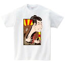 写楽 Tシャツ メンズ レディース 半袖 服 ゆったり おしゃれ トップス 白 おもしろ パロディ 和風 ペアルック プレゼント 大きいサイズ 綿100% 160 S M L XL