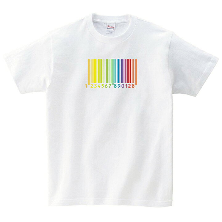 楽天市場】バーコード Tシャツ メンズ レディース キッズ 子供服 半袖 