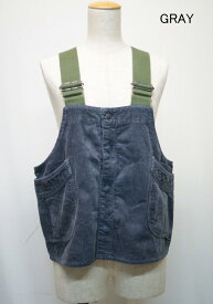 SALE!! GOHEMP ゴーヘンプ　VENDOR CRAFT VEST / 8W H/C CORDUROY（レディース）キャンプ　アウトドア　フェス　ベスト