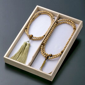 臨済宗数珠 禅宗数珠 念珠 男性用 女性用 星月菩提樹 虎眼石仕立 正絹房 本式数珠 宗派別数珠 桐箱入