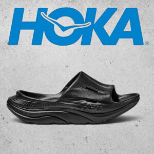 HOKA �z�J �I�� ���J�o���[ �X���C�h �T���_�� ORA RECOVERY SLIDE 3 BLACK �� �u���b�N SANDAL �����Y 1135061-BBLC
