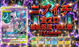 ニブイチ　全2口　保証はRR1枚確定　【当たりは　ミュウツー＆ミュウGX　RR　029/094】 オリパ　ポケモンカード　ポケカ