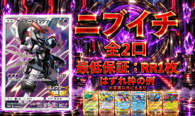 ニブイチ　全2口　保証はRR1枚確定　【当たりは　アーマードミュウツー　プロモ】 オリパ　ポケモンカード　ポケカ