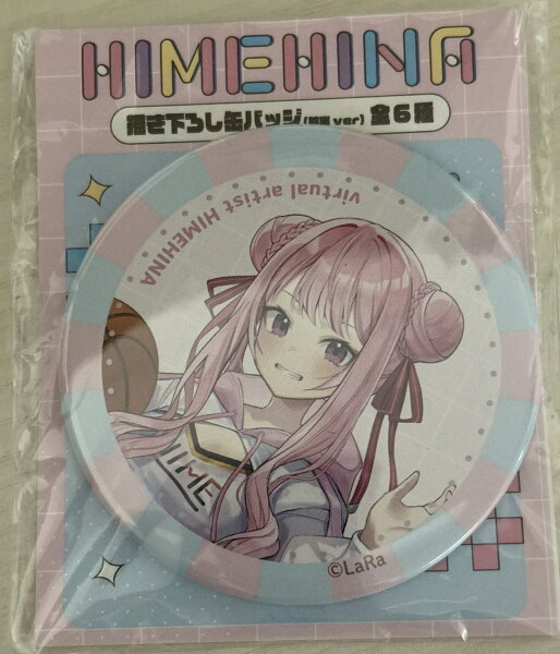 ヒメヒナ ヒメ ラウンドワン 描き下ろし缶バッジ
