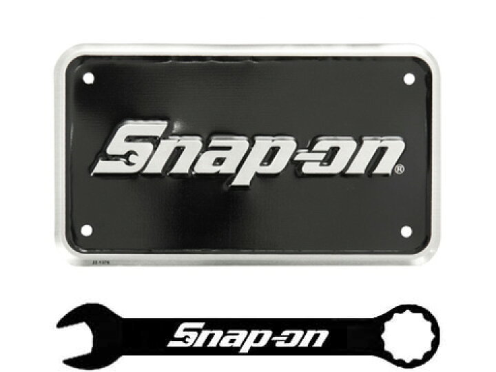 楽天市場】Snap-on（スナップオン）ミニライセンスプレート「BLACK 