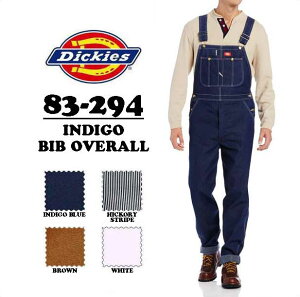 DICKIES�i�f�B�b�L�[�Y�jINDIGO BIB OVERALL �yINDIGO BLUE�z�I�[�o�[�I�[�� �C���f�B�S�u���[