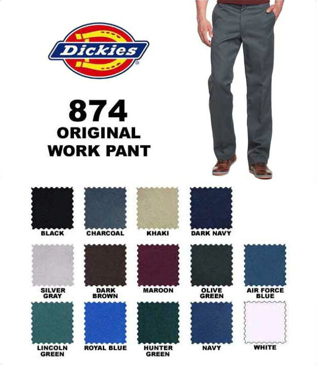 楽天市場】DICKIES（ディッキーズ）ORIGINAL 874 WORK PANT874ワーク 