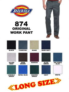 DICKIES�i�f�B�b�L�[�Y�jORIGINAL 874 WORK PANT874���[�N�p���c���ʏ�^�C�v���5cm�����A�҉�81cm��