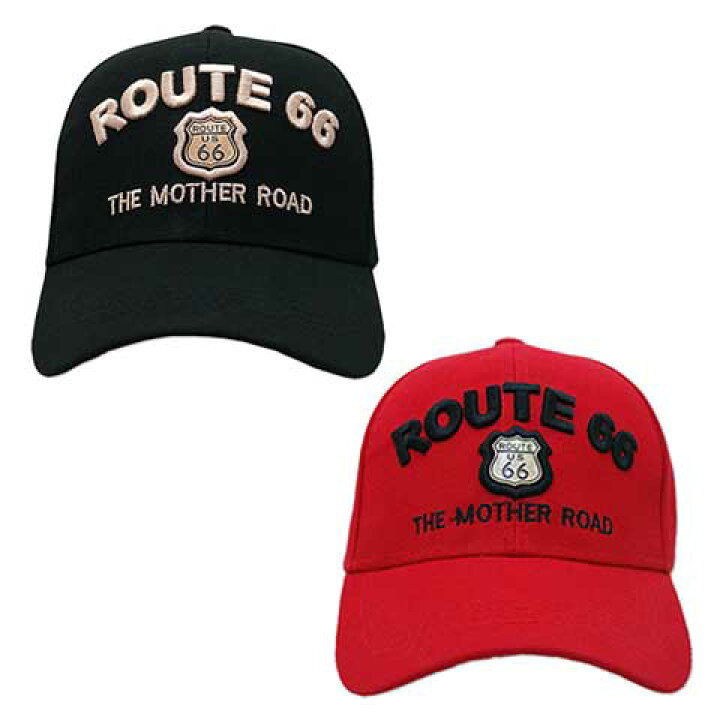 楽天市場】Route.66（ルート66）キャップ メタルエンブレム 刺繍入り 