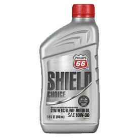 PHILLIPS 66（フィリップス66）シールドチョイスモーターオイルSAE 10W-30,クオート缶（0.946L）【自動車用エンジンオイル】【部分合成油】【オイル品質 SP ※最高グレード】