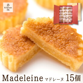 しっとりやわらか マドレーヌ (15個入り) 【福井県産たまご使用】 [ 手作り 焼き菓子 スイーツ ギフト 贈り物 おやつ 手土産 ]