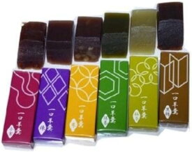 伊勢源六たちばなや 一口羊羹 食べ比べ6種セット 小倉 煉 抹茶 栗 柚子 黒糖 ようかん 和菓子 京都 老舗 お取り寄せ ギフト 手土産