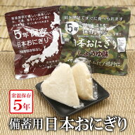 備蓄おにぎり おにぎり 1袋 2個入 送料無料 しょうゆ味 和風だし味 開けるだけ 防災 5年保存 醤油味 水い…