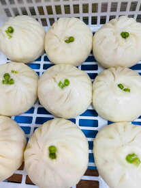 「章記点心」インゲンと豚肉の中華肉まん5個入り 冷凍 中華まん 手作り点心 蒸すだけ簡単 ジューシー 食感 お取り寄せ ギフト