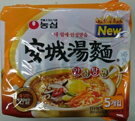 韓国食品　安城湯麺（即席中華めん）625g（125gX5食入り）、韓国インスタント麺♪